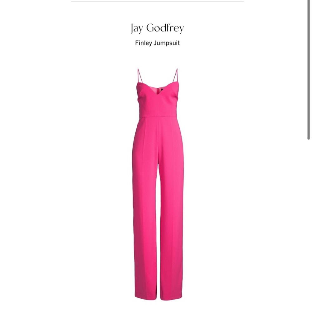 Jay Godfrey pink jumpsuit size 4 NWT